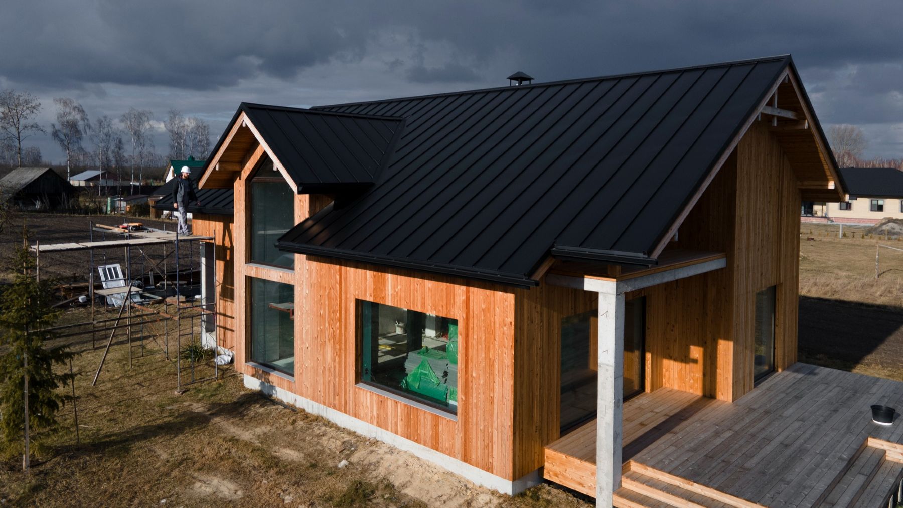 construcción, madera construcción