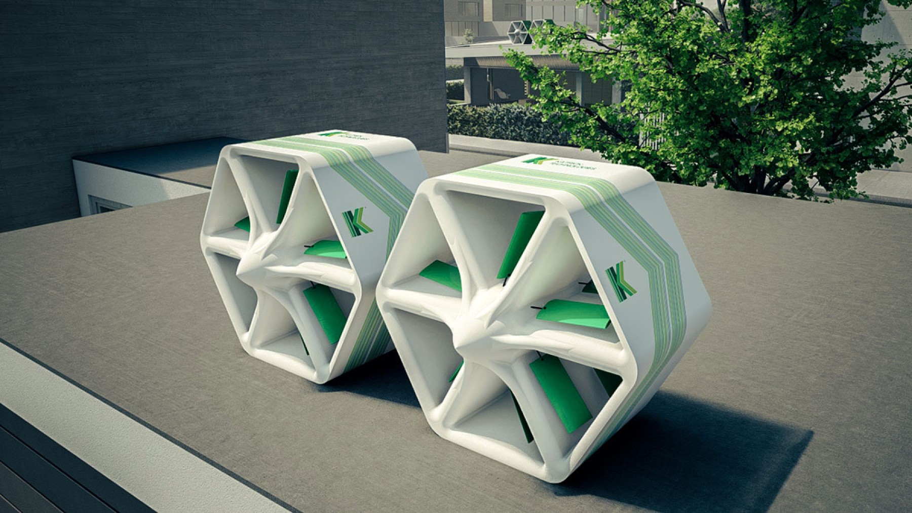 aerogenerador sin palas