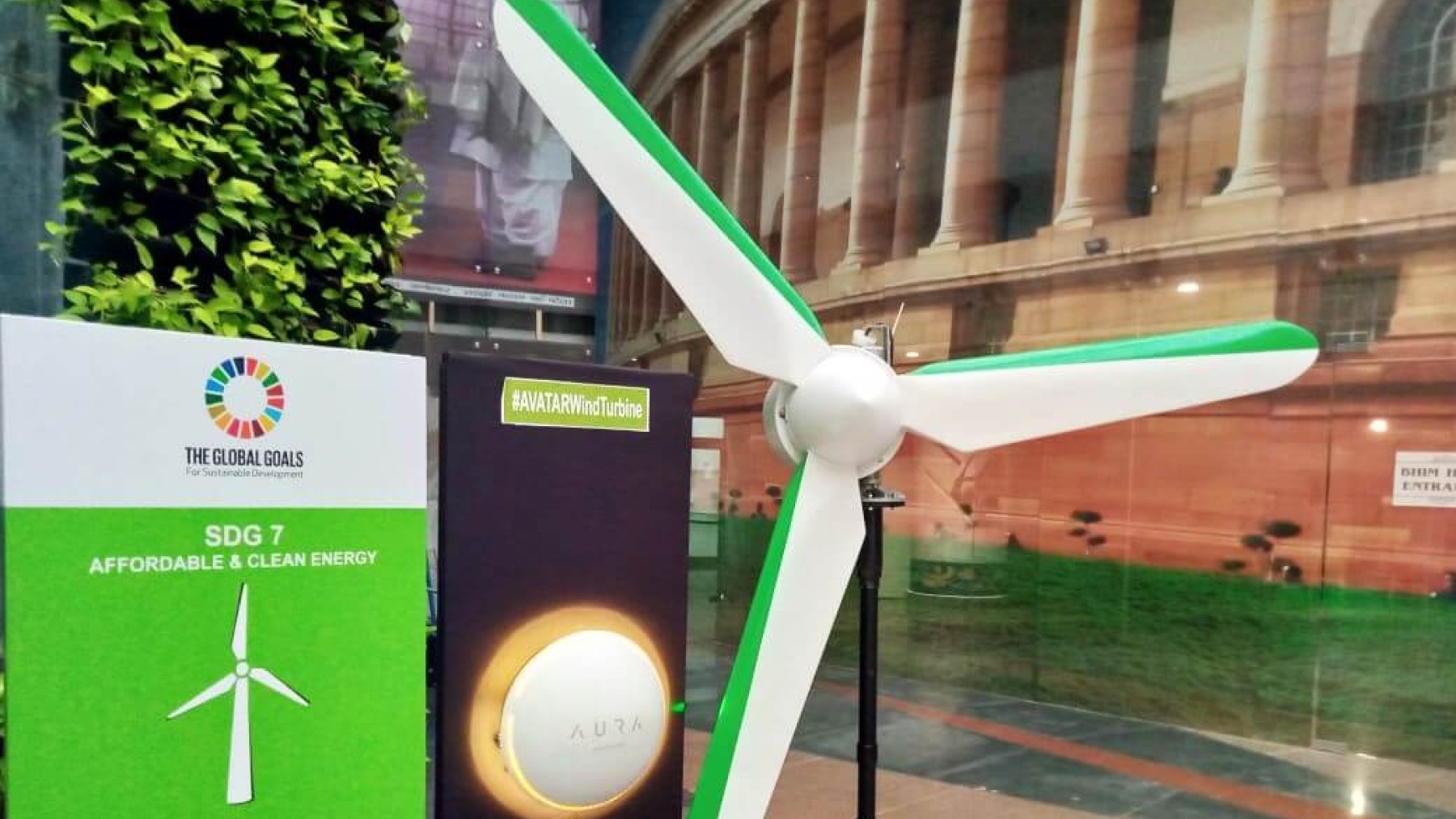 energía, aerogenerador