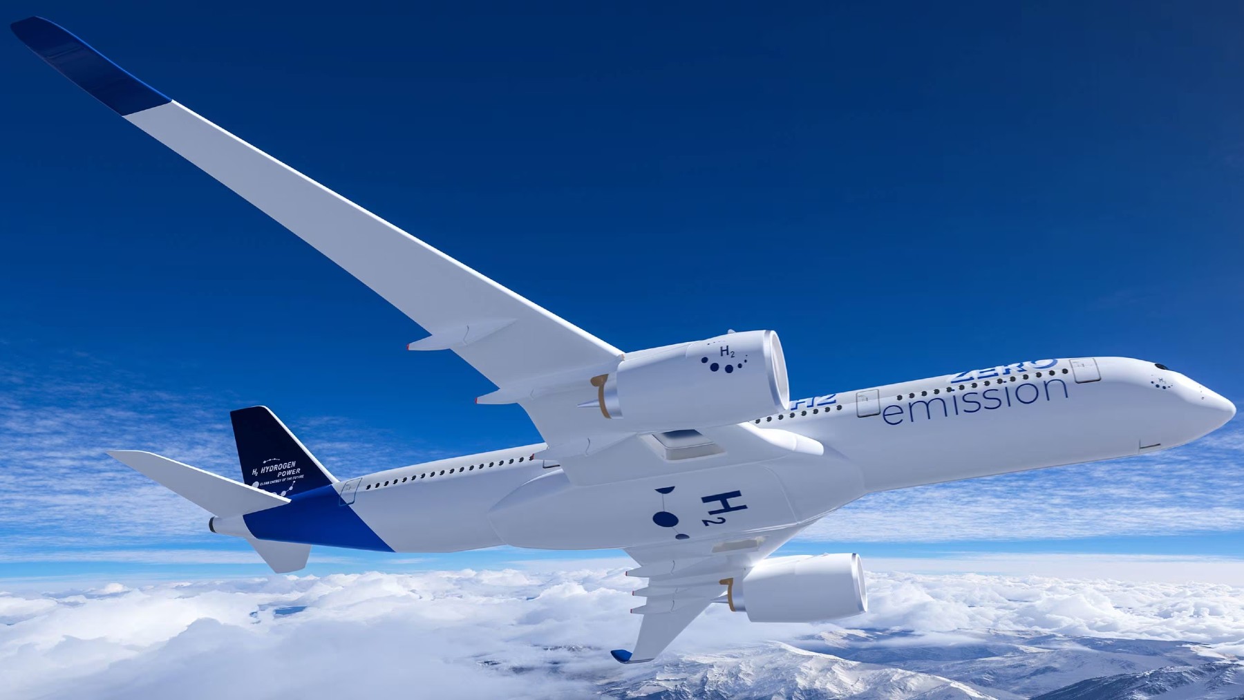 avión de hidrógeno, energía