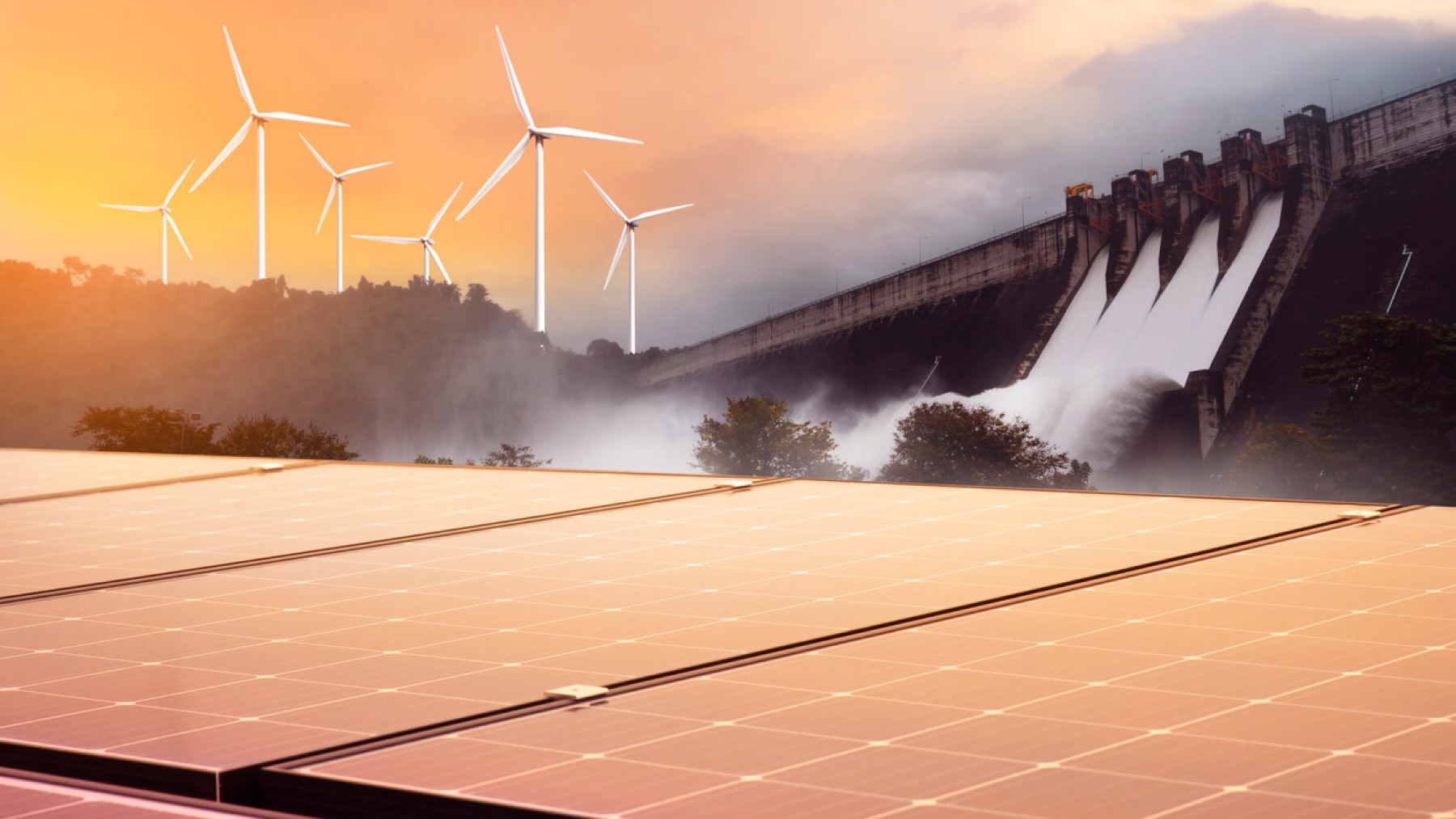 energía solar eólica