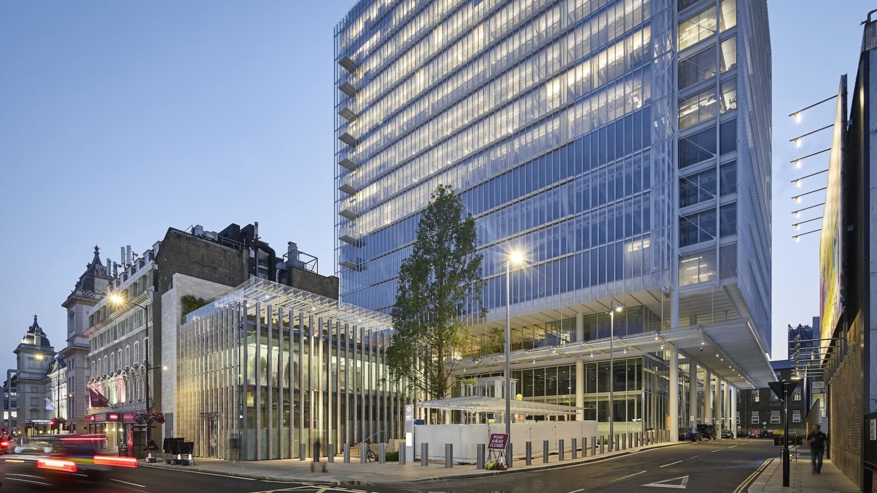 energía cubo de vidrio