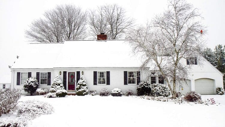 Casa en invierno