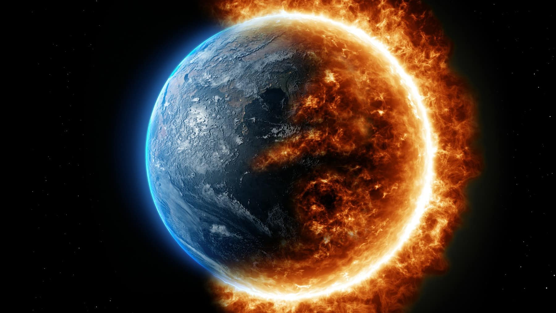 Tierra prendida fuego