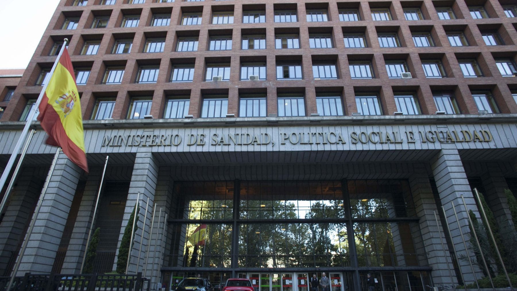 Sede del Ministerio de Sanidad en Madrid tras la recuperación del liderazgo catalán en exportaciones sanitarias.