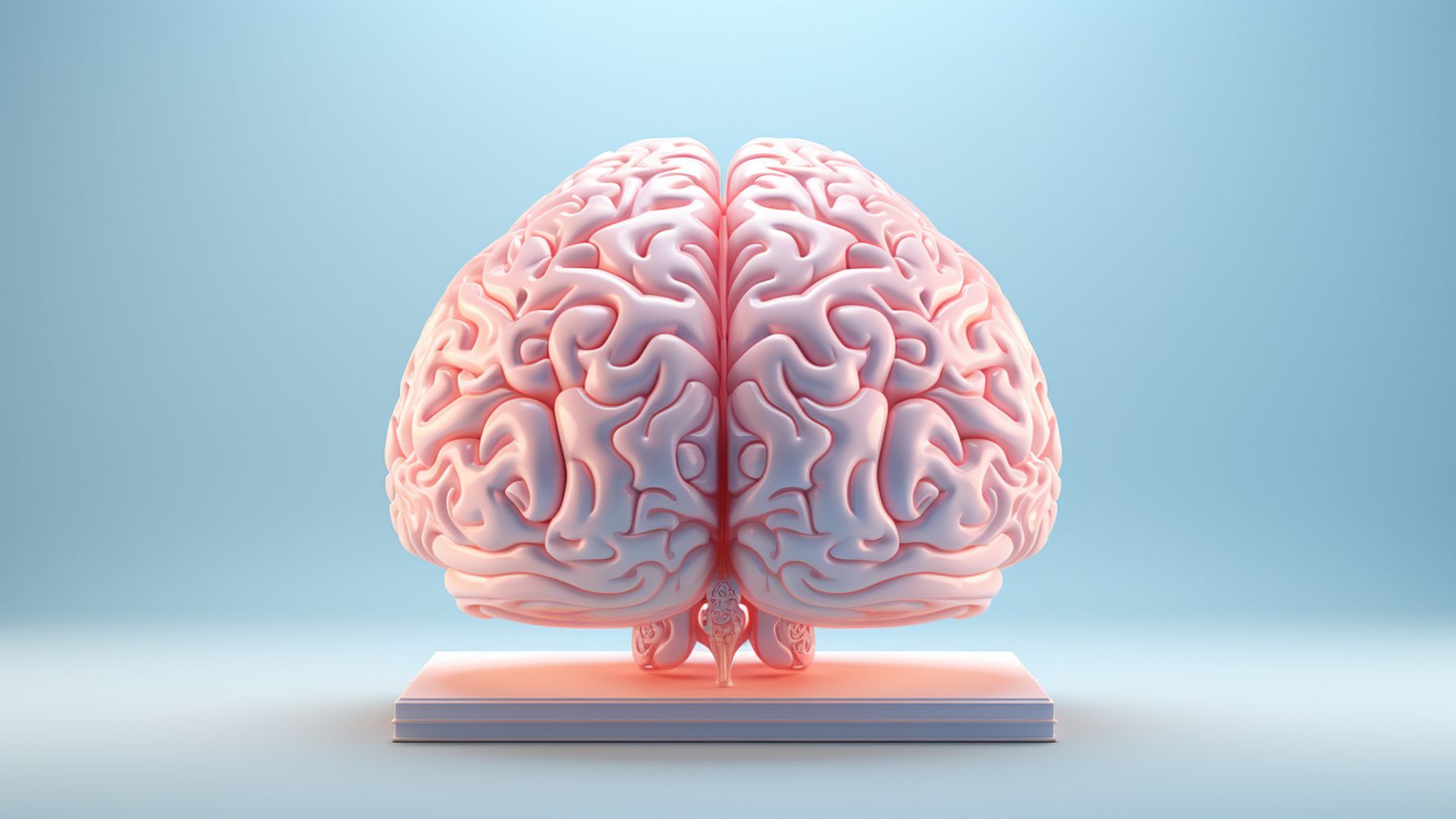 Ilustración del cerebro humano relacionada con un estudio sobre abuelos que cuidan a sus nietos y su salud mental.