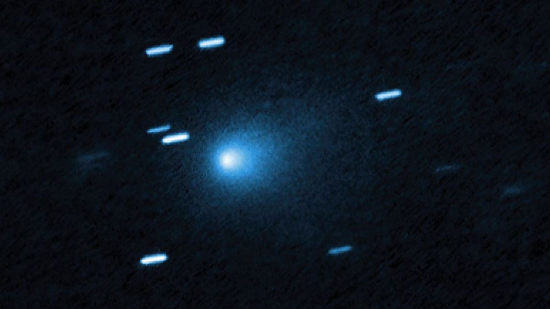 Cometa interestelar 3I/ATLAS observado por el telescopio espacial Hubble tras el perihelio.