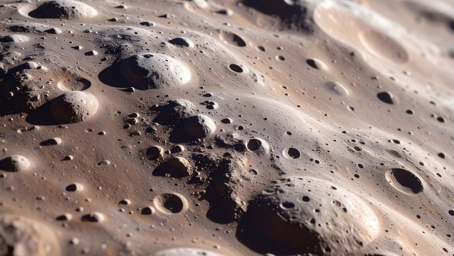 Superficie de Marte con cráteres y estructuras geológicas estudiadas por la NASA en busca de antiguos escudos de hielo.