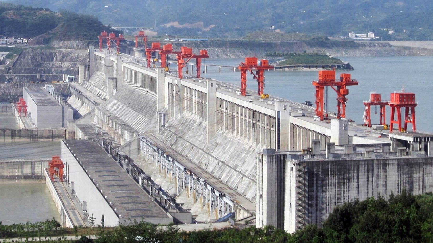 Presa de las Tres Gargantas en China, referencia del nuevo megadique del Yarlung Tsangpo en el Tíbet.