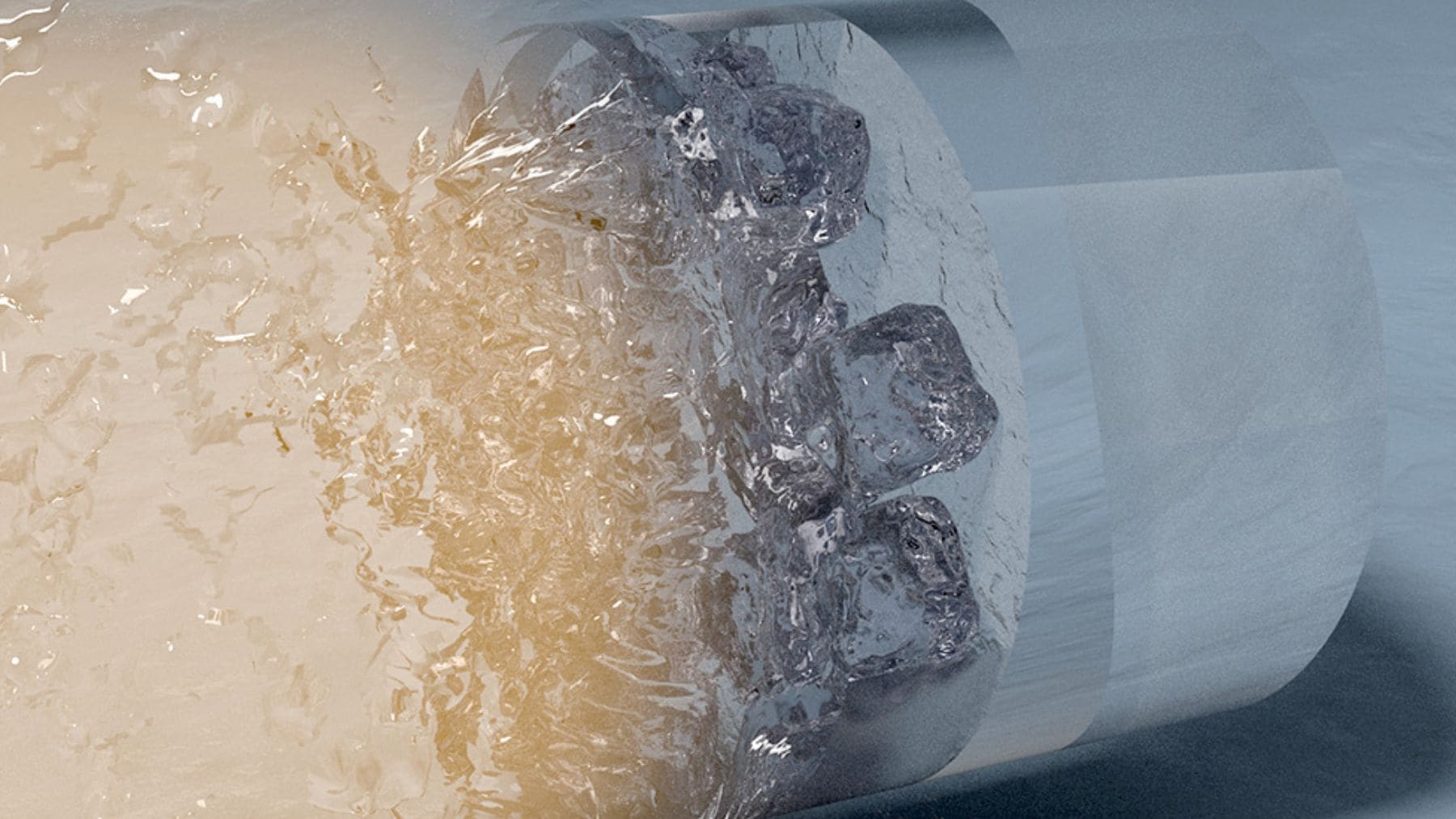 Hielo superiónico del agua en estado extremo capaz de conducir electricidad como un metal.