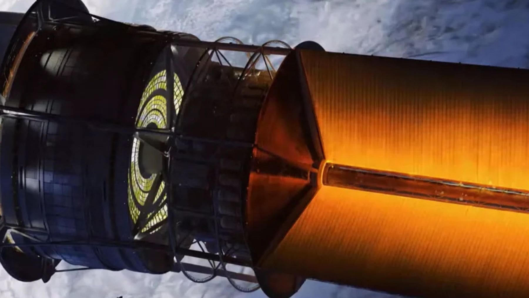 Ilustración de la nave generacional Chrysalis diseñada para viajar 400 años hasta el exoplaneta Próxima Centauri b.