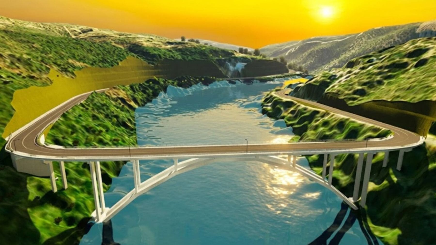 Puente internacional entre España y Portugal sobre el río Sever que conectará Cedillo y Montalvão en 2028.