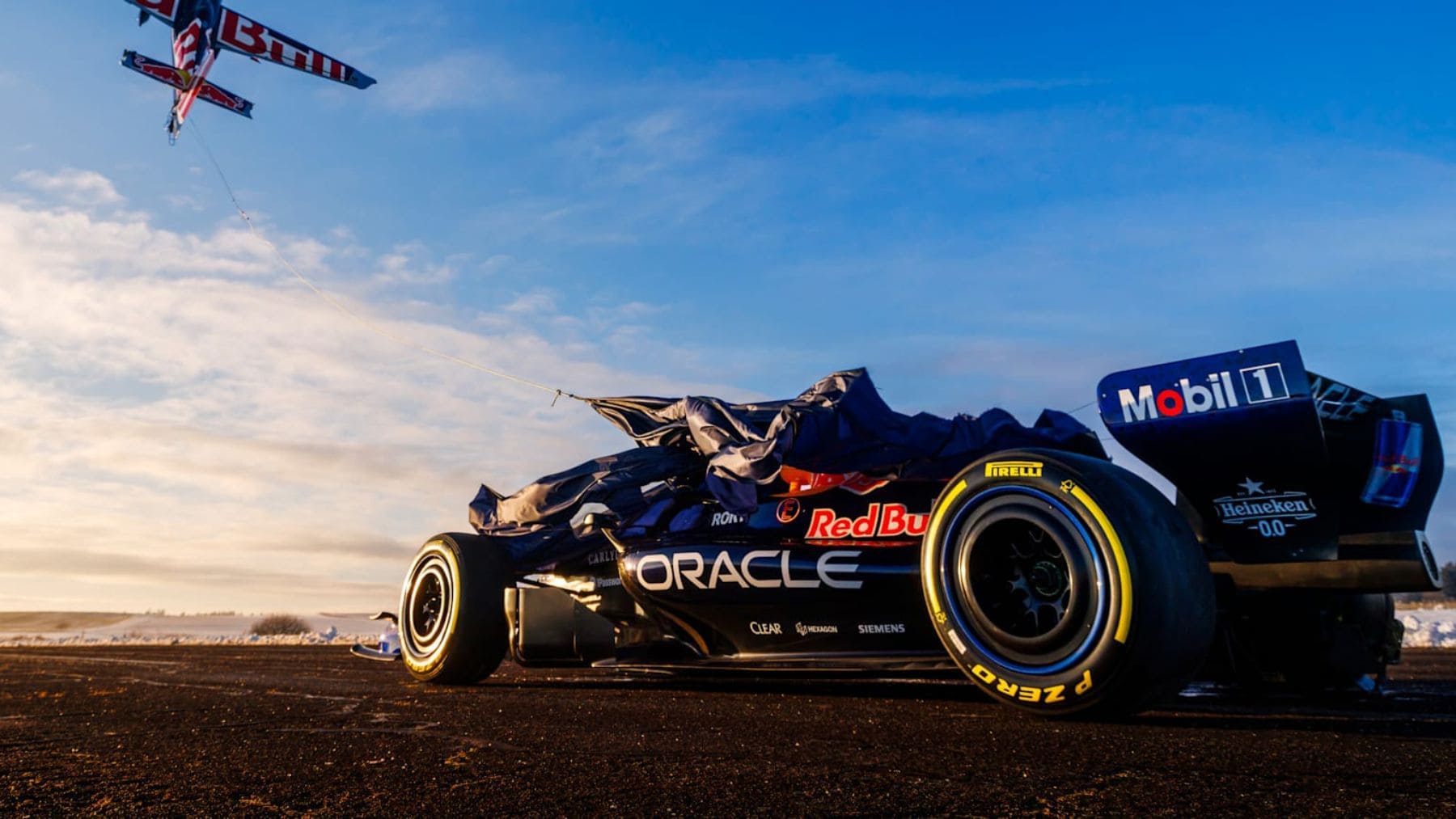 Red Bull RB22 de Fórmula 1 durante su presentación, el monoplaza desarrollado para la nueva era de motores híbridos y combustibles sostenibles.