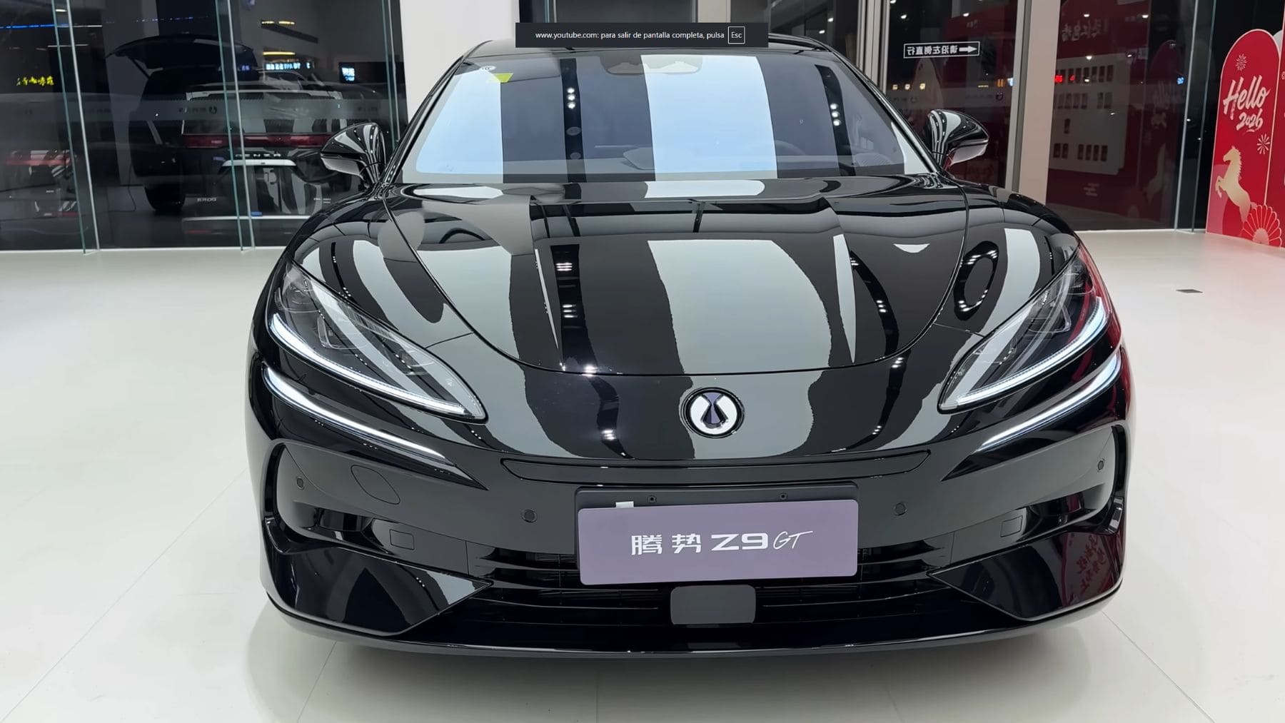 BYD Denza Z9GT frontal coche eléctrico lujo 1156 CV Europa.