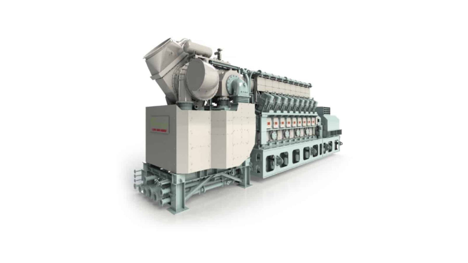 Motor de hidrógeno de Kawasaki en Japón capaz de generar energía con mezcla de gas y reducir emisiones de CO2.