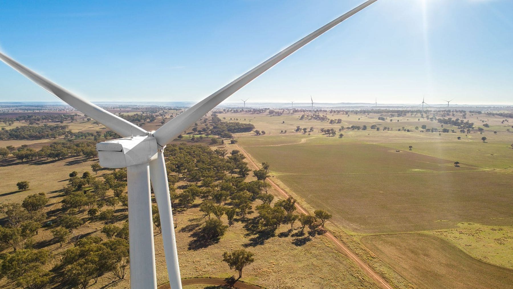 Parque eólico de Iberdrola en Australia vinculado al proyecto de megabaterías Burrenbring.