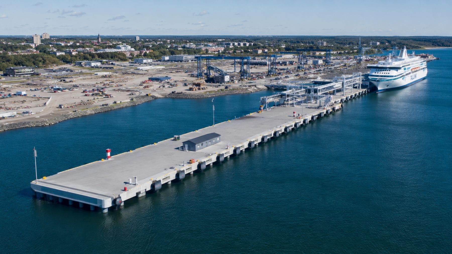 Nuevo muelle S1 del Puerto de Turku, en Finlandia, considerado uno de los mayores proyectos portuarios del mar Báltico.