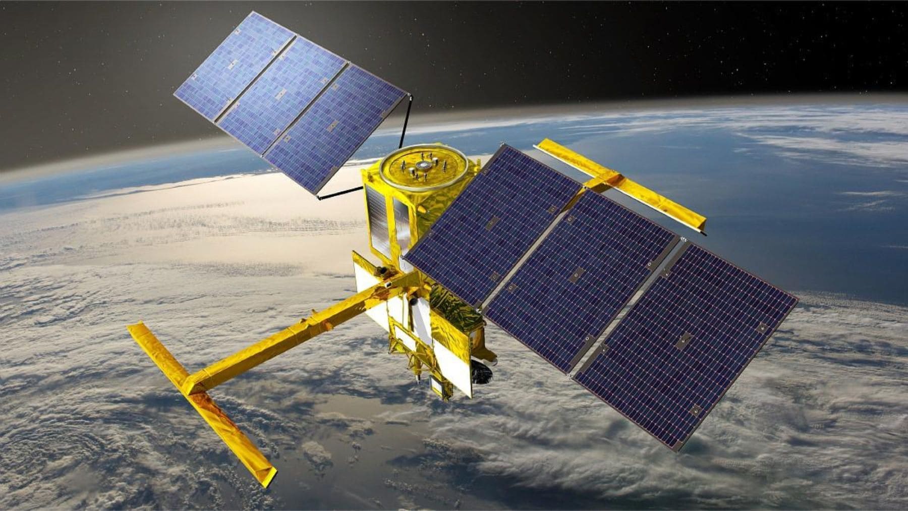 Satélite SWOT de la NASA observando el océano durante el estudio de las olas gigantes registradas en el Pacífico Norte