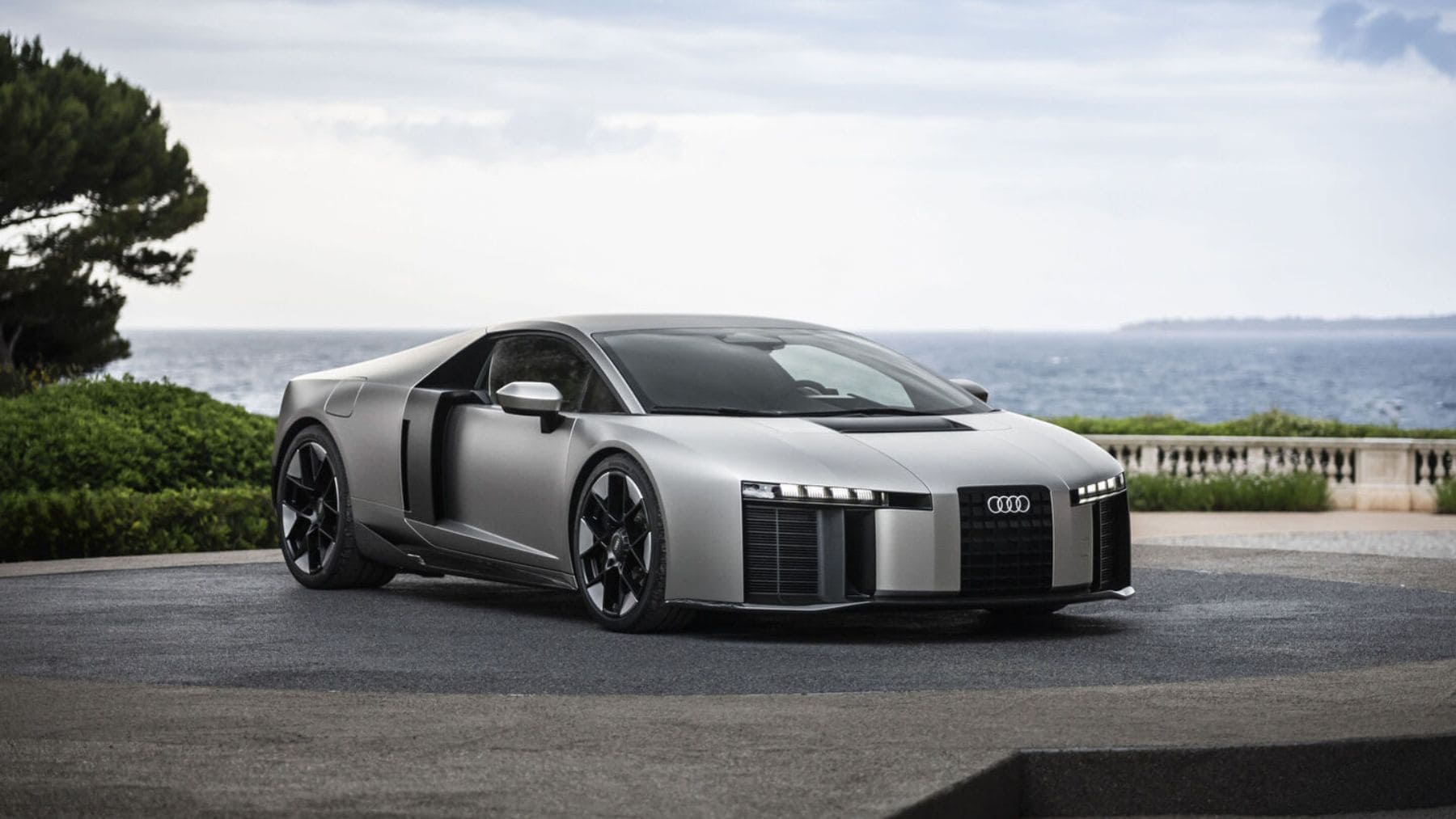 Audi Nuvolari, el nuevo superdeportivo híbrido enchufable de 1001 CV presentado por la marca alemana.