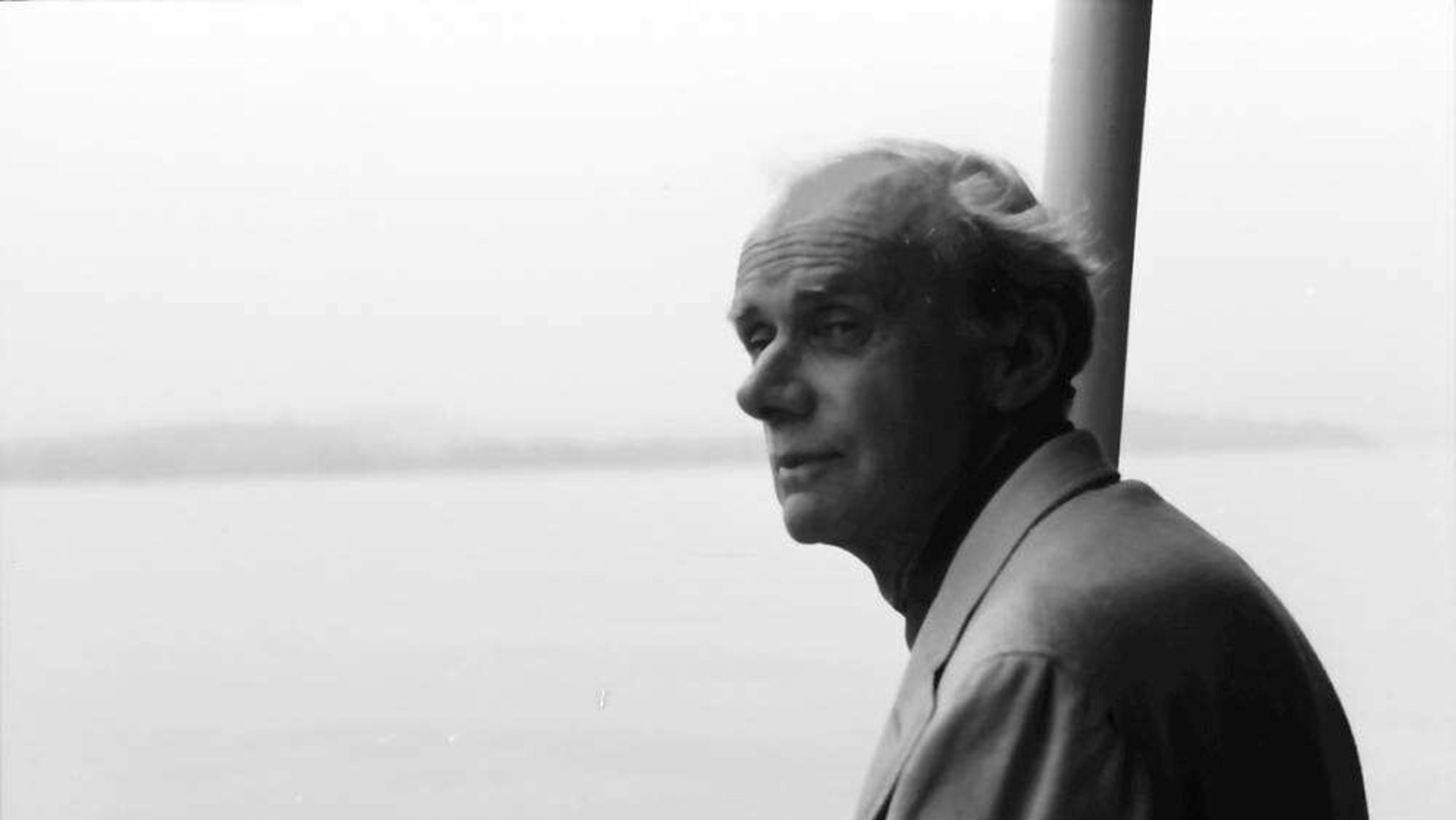 Retrato en blanco y negro del físico Paul Dirac