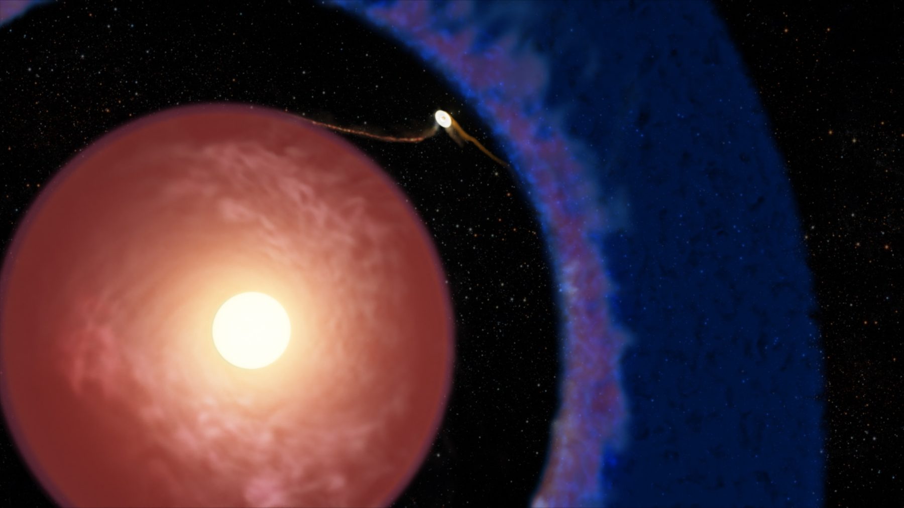 Recreación artística de Elias 2-24 b, el planeta más joven conocido, creciendo dentro del disco de gas y polvo de su estrella