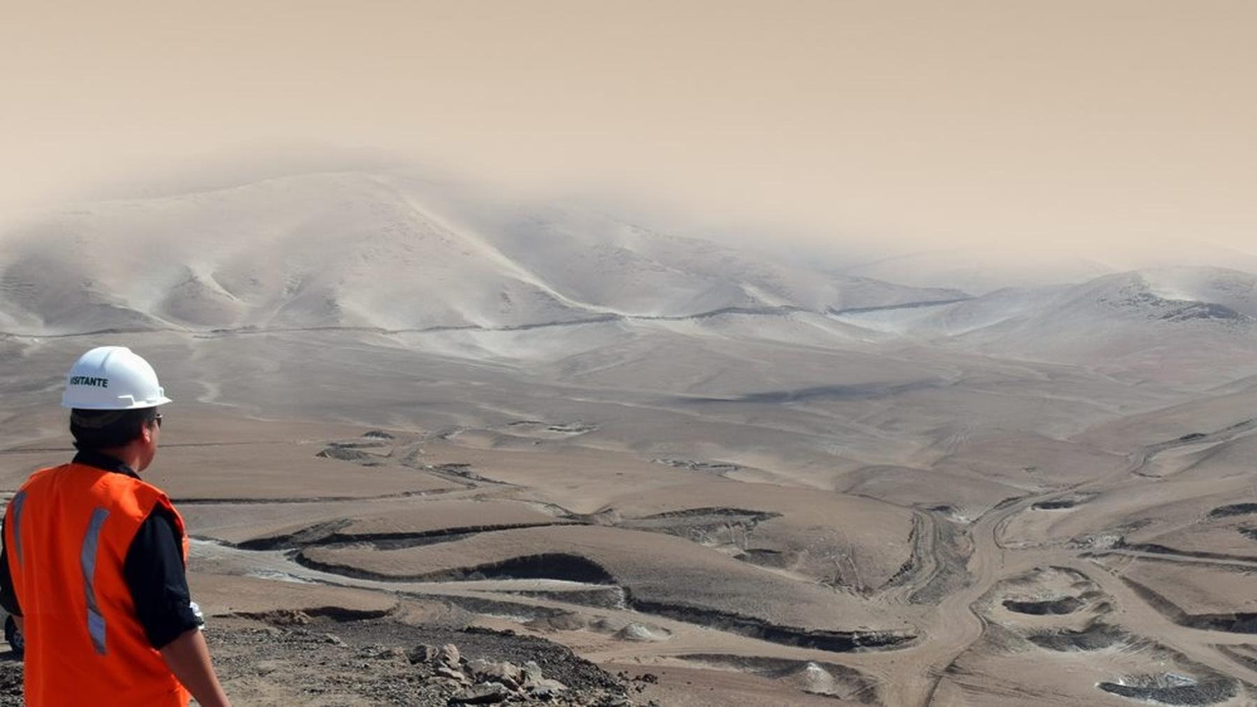 Inversión minera en Perú: tajo La Tapada del proyecto de cobre Tía María, en Arequipa