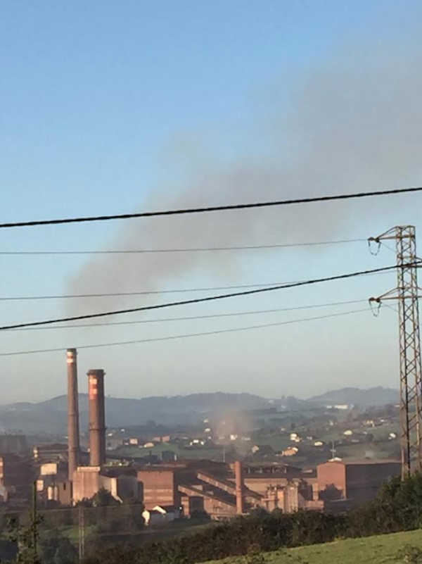 Asturias. El sinter de Arcelor no para de contaminar