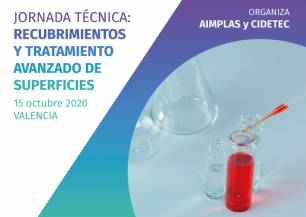 CIDETEC y AIMPLAS organizan la tercera edición de su jornada de recubrimientos en esta ocasión con formato online