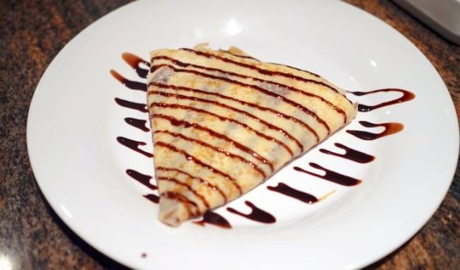 Crêpes crema de horchata