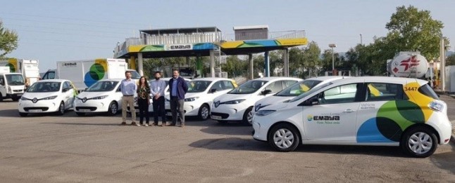 Emaya incorpora a su flota siete coches eléctricos