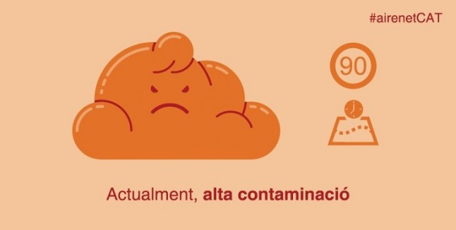 Episodio por alta contaminación por partículas en 40 municipios de Barcelona