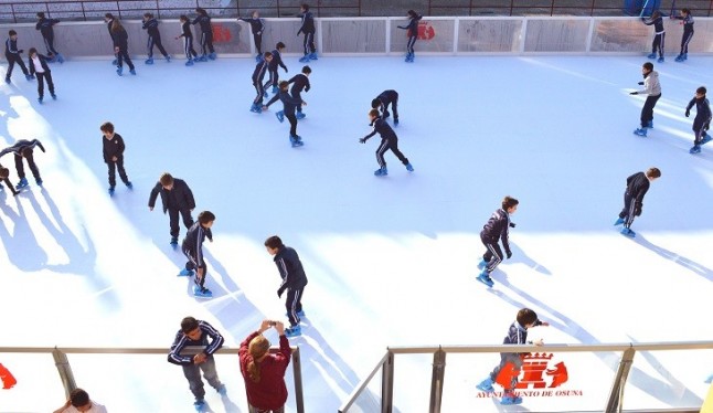 Bilbaogabonak ofrece una pista de hielo ecológico