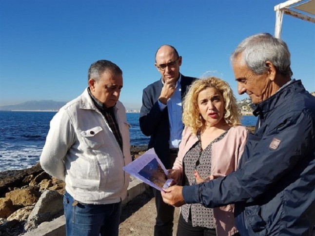 El grupo de IU-Málaga pide apoyar acciones para crear una reserva ecológica en el roquedal de los Baños del Carmen