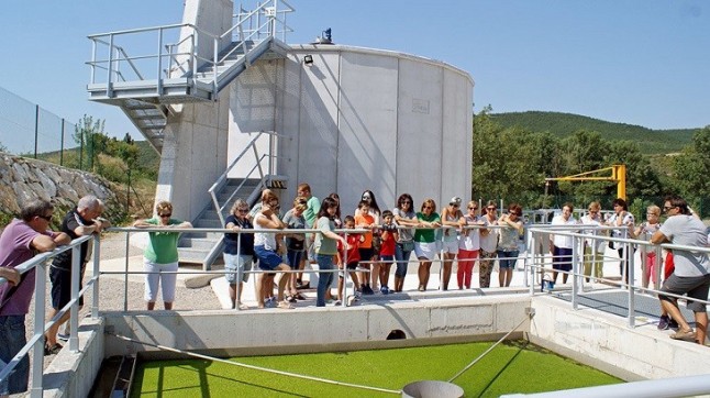 Inaugurada la nueva depuradora de filtro biológico de Liédena