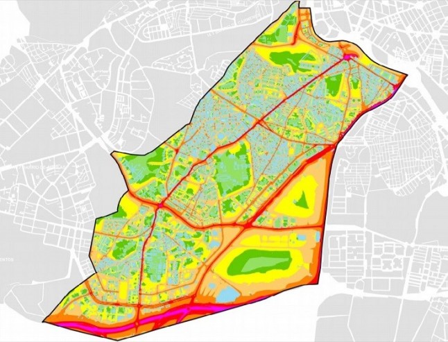 Aprobado el Mapa Estratégico de Ruido de Madrid