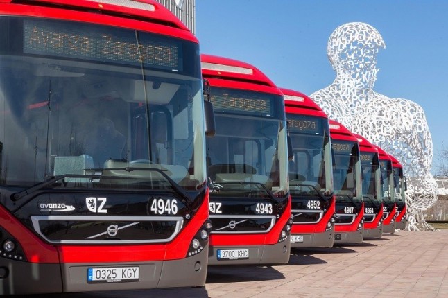 Zaragoza incorpora seis nuevos autobuses híbridos