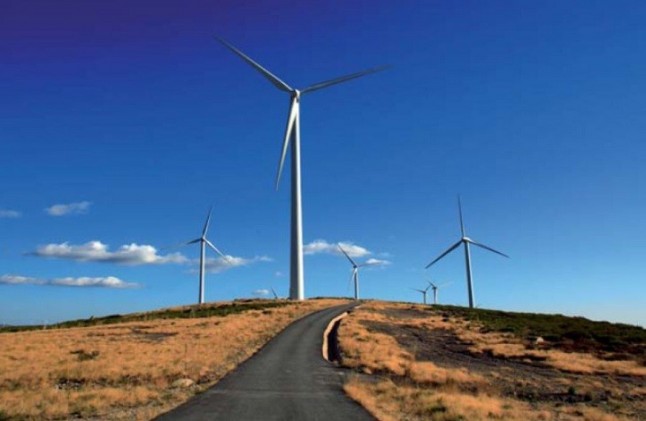 Granjas eólicas y solares