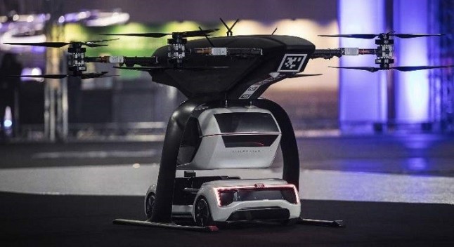 Audi prueba un prototipo de su taxi aéreo eléctrico