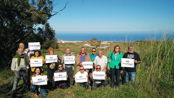 Ecologistas canarios rechazan la circunvalación de La Laguna