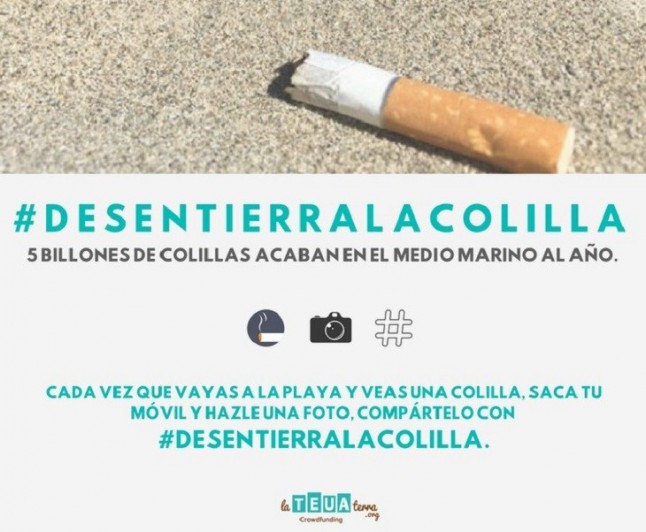 Las colillas son la basura más común en las playas españolas