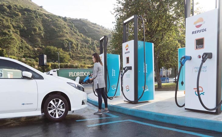 Repsol apuesta fuerte en la implementación de puntos de recarga para el coche eléctrico
