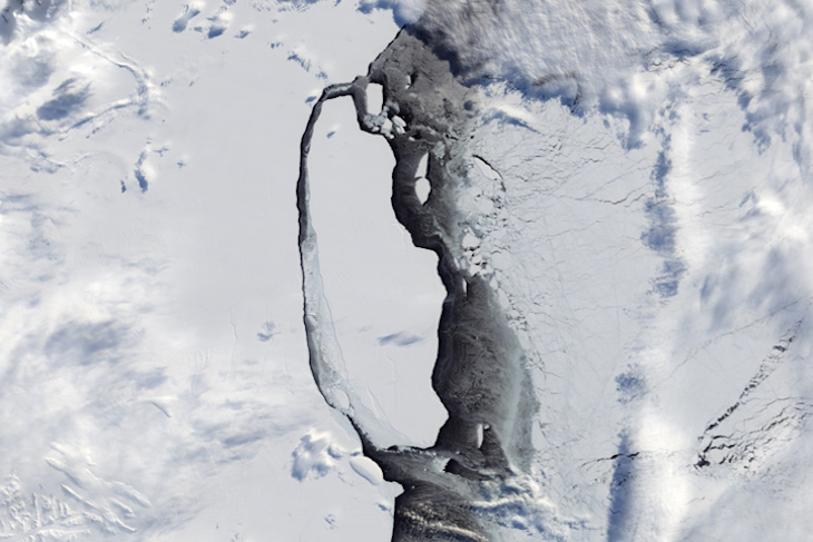El iceberg más grande del mundo se fragmenta