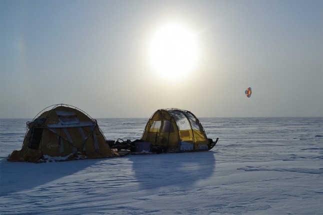Arriba a la ANTÁRTIDA la expedición del Trineo de Viento