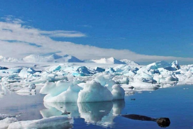 Actividad volcánica bajo el glaciar antártico más grande e inestable