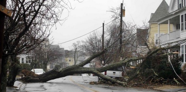 Al menos dos muertos por las tormentas y los fuertes vientos en el noreste de EEUU