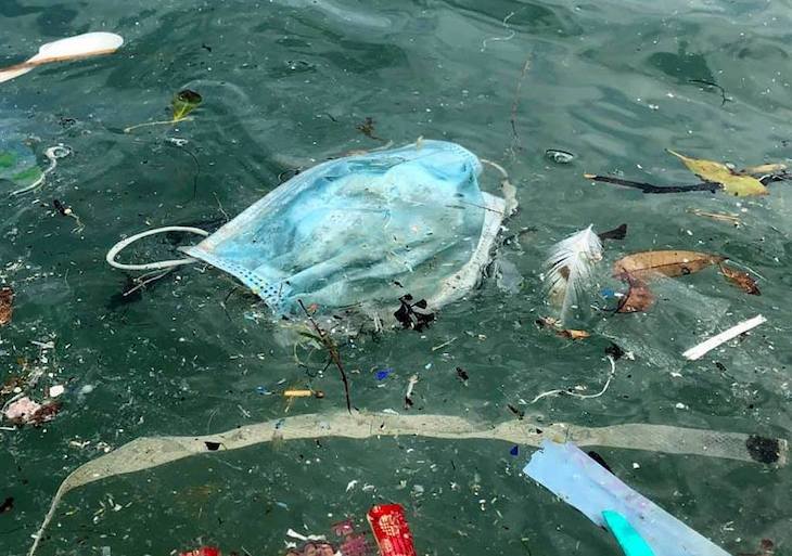 El mar Mediterráneo es un ‘vertedero’ de guantes y mascarillas