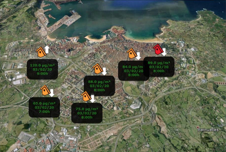 Reclamamos que se active ya el protocolo de contaminación en el area de Gijón