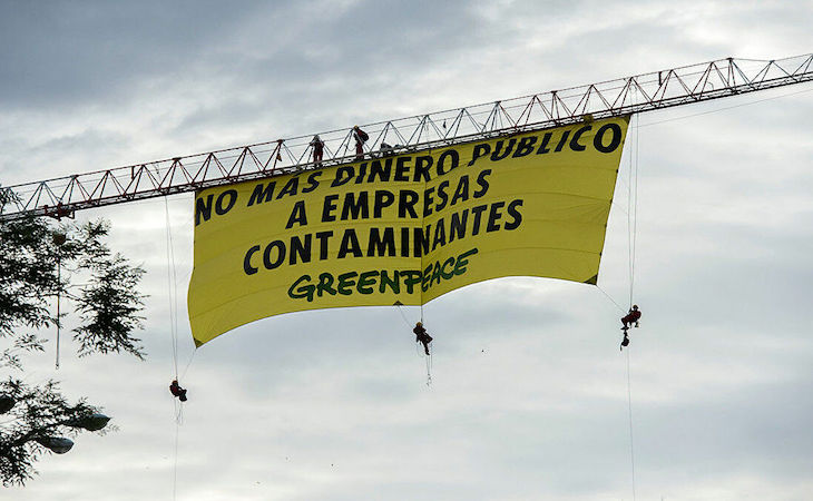 NO a las subvenciones a empresas contaminantes