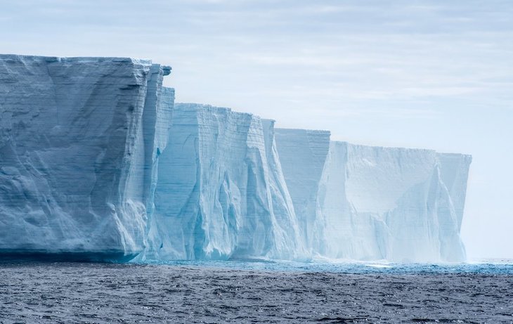 Los muros de hielo antárticos