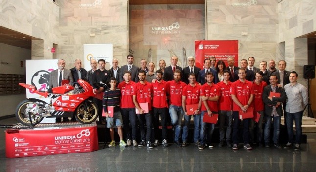 El equipo Unirioja competirá en el V Certamen Internacional Motostudent con un prototipo de moto eléctrica